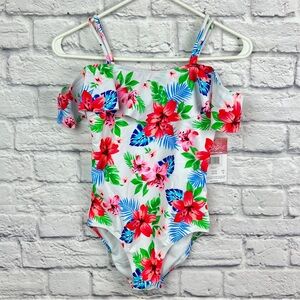 Kanu Surf Girls Peggy UPF 50+ Beach Sport Off Shoulder One Piece Swimsuit 14